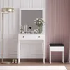 Skye Decor, Felix, make-uptafel, wit, 100% melaminecoating Productafbeelding-voorbeeld 3