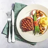 Steakbesteck Set, 24-teilig Edelstahl Tafelmesser und Produktbild-Vorschau 5