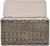 KRINES HOME Rattan Wäschekorb Wäschetruhe Sitz gepolstert Produktbild-Vorschau 8
