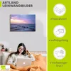 ARTland Leinwandbild Tagesbeginn am schönen Ostseestrand Produktbild-Vorschau 2