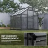 Aluminium kas van 3,65 m² (190 x 192 x 201 cm) met Productafbeelding-voorbeeld 6