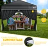 tillvex® 2X Seitenwand anthrazit für Pavillon 3x3m & 3x6m | Produktbild-Vorschau 3
