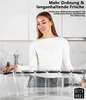A woman is standing in a kitchen, presenting a set of clear storage jars with silver lids. Anteprima dell’immagine prodotto