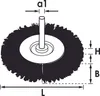 VIGOR Scheibenbürste 75 mm grob V6803-75 Produktbild-Vorschau 2