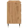 Koupelnová skříňka dub artisan 80 x 33 x 60 cm kompozitní Náhled obrázku produktu 5