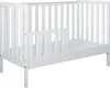ZEE BAMBI Weiß Babybett 120x60 cm 2in1 mit Umbaubarriere  Produktbild-Vorschau 5