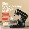 KitchenBrothers Küchenmaschine 2000W Schwarz - 6,2L Produktbild-Vorschau 3