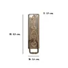Schubladengriff,Serie"Halle",6er Pack|Eisen in Messing Produktbild-Vorschau 3