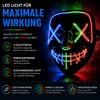 LED Grusel Maske - wie aus Purge steuerbar, Gesicht Produktbild-Vorschau 4