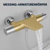 Homelody Badewannenarmatur mit Thermostat, wannenarmatur Produktbild-Vorschau 2