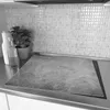 Spritzschutz Herdabdeckplatte Schneidebrett aus Glas Graue Produktbild-Vorschau 2