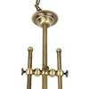 Hängeleuchte Messing Glas Jugendstil E27 Pendelleuchte Produktbild-Vorschau 7