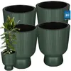 KOTARBAU® 4er Set Blumentopf ⌀ 39cm Orchideentopf Übertopf Produktbild-Vorschau 1