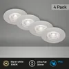 Briloner LED-Einbauleuchten Kulana 4er Set Mini 4,9W 480lm Produktbild-Vorschau 2