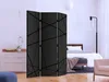 A bedroom scene with a folding screen in the foreground. Produktbild-Vorschau