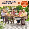 CASARIA® Polyrattan Gartentisch mit Ablage FSC®- Produktbild-Vorschau 7