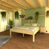 TUGA-Holztech Massivholzbett Doppelbett "Nannerl" 200 220 Produktbild-Vorschau 1
