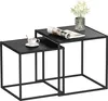 Couchtische 839-563V00BK, Couchtisch, Klapptisch, 2er-Set, Produktbild-Vorschau 6