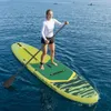 SUP Board mit Sitz 2-in-1 POSEIDON 366 x 81 x 15 cm Grün Produktbild-Vorschau 2