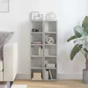 vidaXL Étagères CD 2 pcs. Gris béton 21x16x93,5 cm panneau Voir les images du produit 9