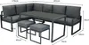 Garten Aluminium Möbelset Anthrazitgrau 7-Sitzer Outdoor Produktbild-Vorschau 4