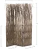 RAUMTEILER "NATURE" | 160x120 cm, vrba, šedá | Vrbové síto Náhled obrázku produktu 2