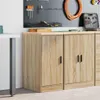 vidaXL Armoire de rangement pour garage Chêne Sonoma Pin Voir les images du produit 2