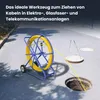 Extralink Kabeleinziehband FRP 9 mm 200 m mit Trommel gelb Produktbild-Vorschau 5