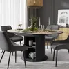 Esstisch Vicco Tavero Eiche rustikal/Schwarz 160 x 120 cm Produktbild-Vorschau 3