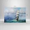 Bilder auf glas - Meer Segelschiff - 70x50cm - Glasbilder - Produktbild-Vorschau 3