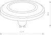 LED-lamp 9W, GU10, ES111, 3000K, warm wit, 800lm, Productafbeelding-voorbeeld 2