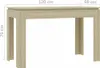 vidaXL Table de salle à manger Chêne Sonoma 120x60x76 cm Voir les images du produit 11