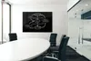 Szklana tablica magnetyczna 90x60 cm CZARNA Podgląd zdjęcia produktu 4