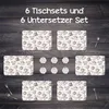 Tischset 6x45x30 cm + 6x10fi cm Platzset Tischmatte Produktbild-Vorschau 4