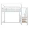 Flieks Etagenbett 140x200cm mit Treppe und Ablagen, Produktbild-Vorschau 10