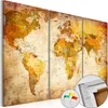 Quadro in sughero non tessuto - Antique Travel 120x80 cm Anteprima dell’immagine prodotto 1