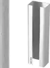 A product shot of a metal post extension adapter. Podgląd zdjęcia produktu