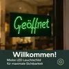 LED nápis GEoeFFNET teplá biela Náhľad obrázku produktu 6