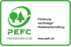 A certification logo for sustainable forestry. Voir les images du produit