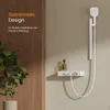 EMKE Système de douche avec thermostat divisé Blanc Hauteur Voir les images du produit 2