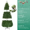 COSTWAY 210 cm LED kunstkerstboom, kerstboom met 1570 PVC Productafbeelding-voorbeeld 6