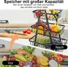 XMTECH 3-Etagen Obst Etagere aus Kohlenstoffstahl, Produktbild-Vorschau 6