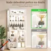 Skleněná vitrína Puluomis s osvětlením ve 3 barvách a Náhled obrázku produktu 3