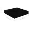 vidaXL Étagère murale flottante noir brillant 23x23,5x3,8 Voir les images du produit 8