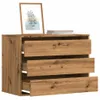 Kommode Artisan-Eiche 80x41x58 cm Holzwerkstoff Produktbild-Vorschau 2