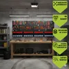 Werkbankbord botle® 238x90 cm, metalen, met 60 Productafbeelding-voorbeeld 5