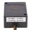 A black power unit with labels and wires. Náhled obrázku produktu
