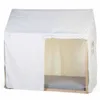 CHILDHOME pokrowiec na łóżko domowe 150x80x140 cm biały Podgląd zdjęcia produktu 4
