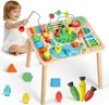 Tavolino attività in legno VEVOR, giocattoli Montessori, Anteprima dell’immagine prodotto 1