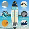 SUP-Board 320x84x15 cm, Bis zu 160 kg, extra breites iSUP, Produktbild-Vorschau 13